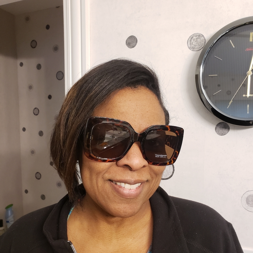 Tortoise oversized sunglasses - Picture 3 of 3